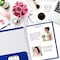 Better Office Products 2 Pocket Glossy Laminated Paper Folders Portfolio With Prongs, Letter Size, Blue, 25PK 84282 - alternate 2